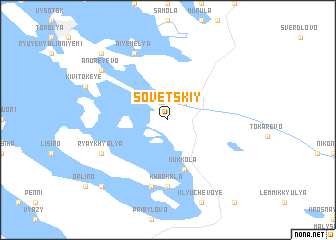 map of Sovetskiy