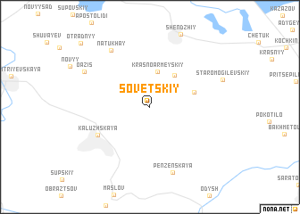 map of (( Sovetskiy ))