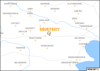 map of Sovetskiy