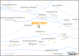 map of Sovetskiy