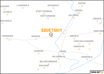 map of Sovetskiy