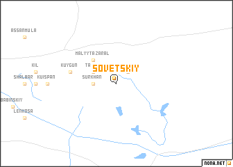 map of Sovetskiy