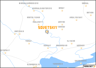 map of Sovetskiy