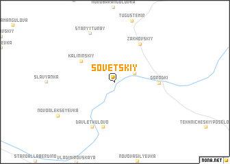 map of Sovetskiy