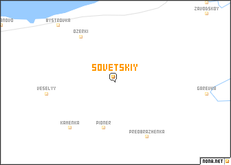 map of Sovetskiy