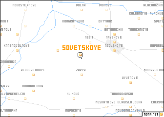 map of Sovetskoye