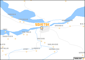 map of Sovetsk