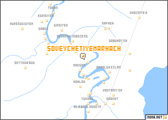 map of Soveychetī-ye Marhach