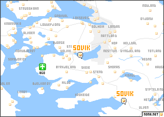 map of Søvik