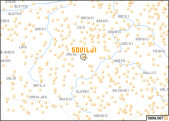 map of Sovilji