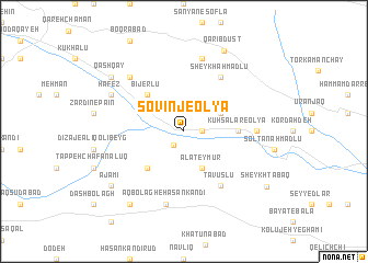 map of Sovīnj-e ‘Olyā