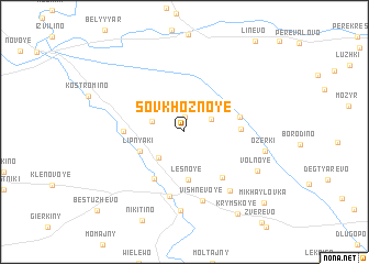 map of Sovkhoznoye