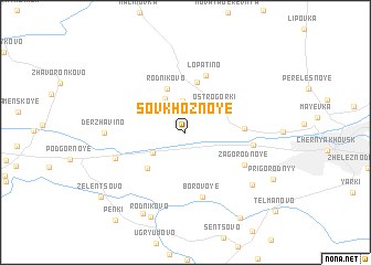 map of Sovkhoznoye