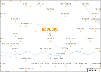 map of Sovlovo