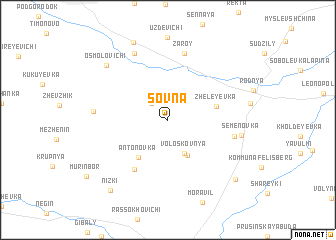 map of Sovna