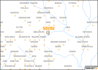 map of Sovou
