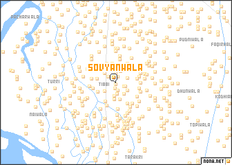 map of Sovyānwāla