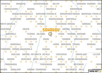 map of Sowadou