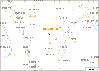 map of Sowang-ni
