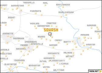 map of Sowash