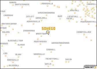 map of Sowego