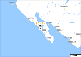 map of Sowek