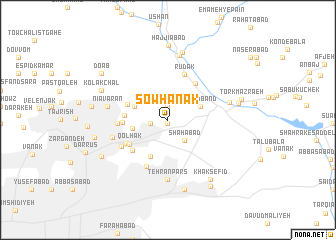 map of Sowhānak