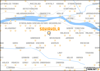 map of Sowia Wola