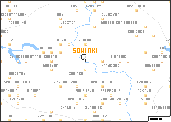 map of Sowinki