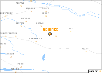 map of Sowinko