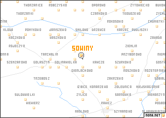 map of Sowiny