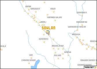 map of Şowlān