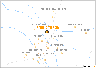 map of Şowlatābād