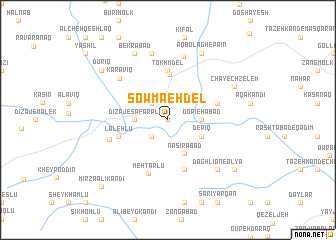map of Şowma‘eh Del