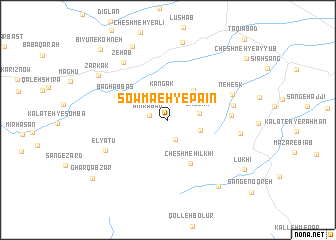 map of Şowma‘eh-ye Pā\