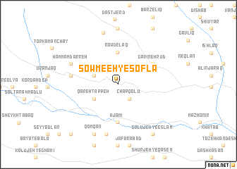 map of Sowme‘eh-ye Soflá