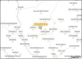 map of Şowme‘eh
