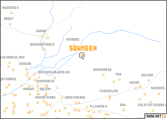 map of Şowme‘eh