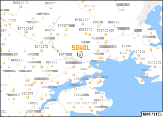 map of Sowŏl