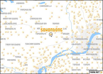 map of Sŏwŏn-dong