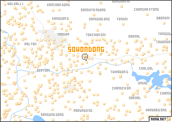 map of Sŏwŏn-dong