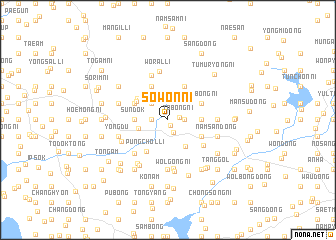 map of Sŏwŏn-ni