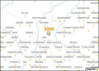 map of Sowo