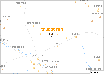 map of Sowrastān