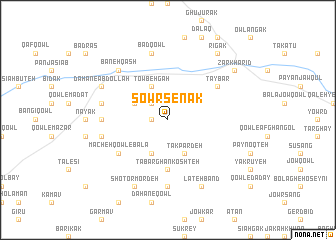 map of Sowr Senak