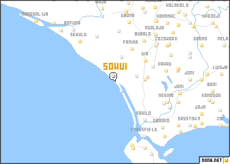 map of Sowui