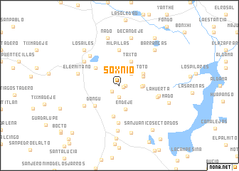 map of Soxnio