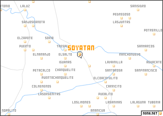 map of Soyatán