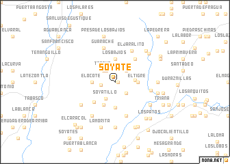 map of Soyate