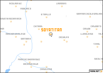 map of Soyatitán